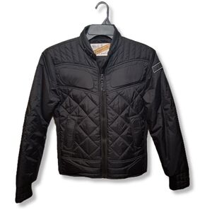 Schott NYC Perfecto Slim Style Padded Racer Jacket | Quilted Puffer | Medium